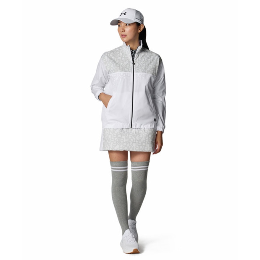アンダーアーマー（UNDER ARMOUR）（レディース）ゴルフウェア ドライブ プリント フルジップ ジャケット 6008797 014