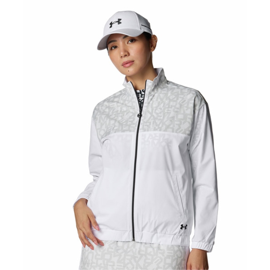 アンダーアーマー（UNDER ARMOUR）（レディース）ゴルフウェア ドライブ プリント フルジップ ジャケット 6008797 014