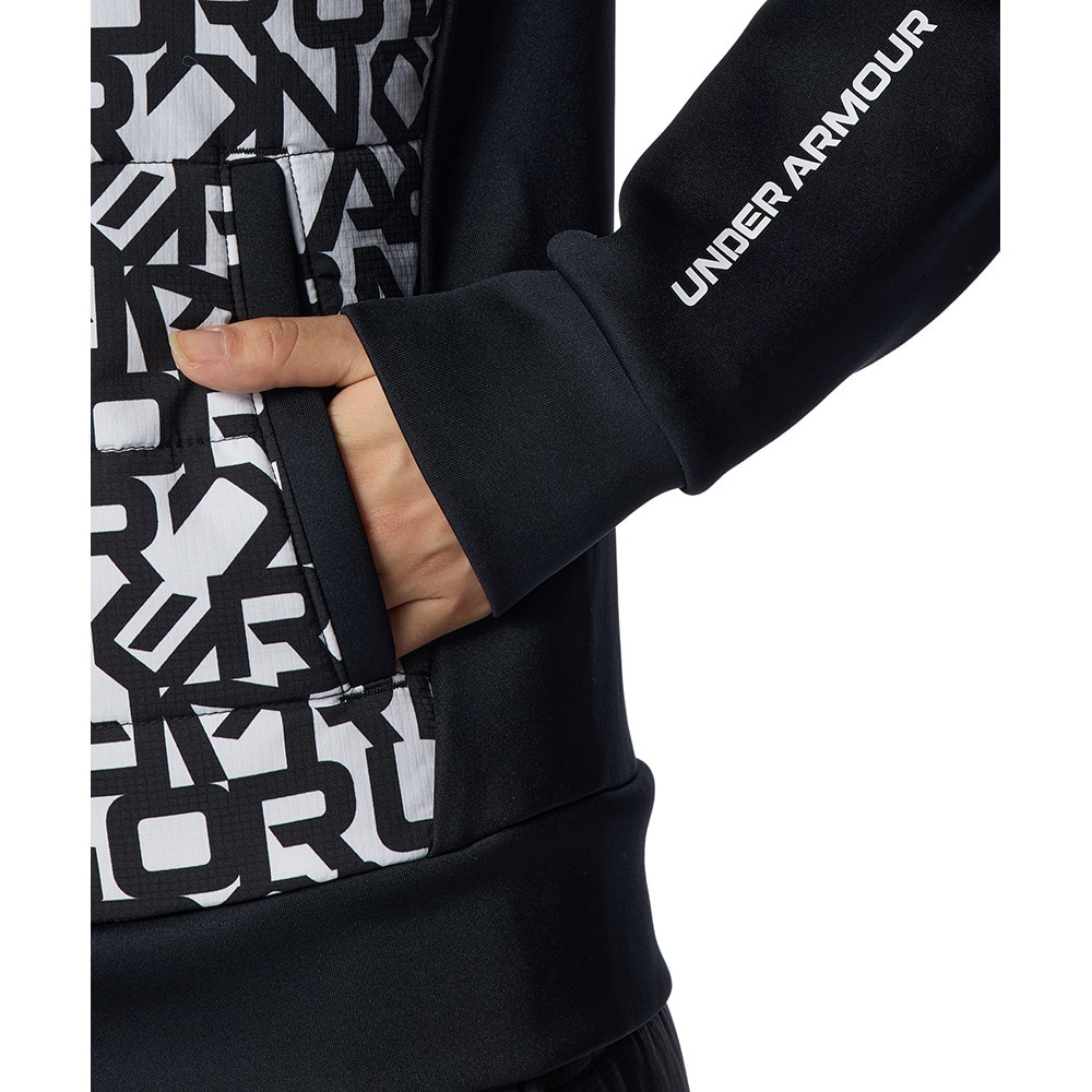 アンダーアーマー（UNDER ARMOUR）（レディース）ゴルフウェア アウター DRIVE HYBRID PRINTED フルジップジャケット 6008800 001