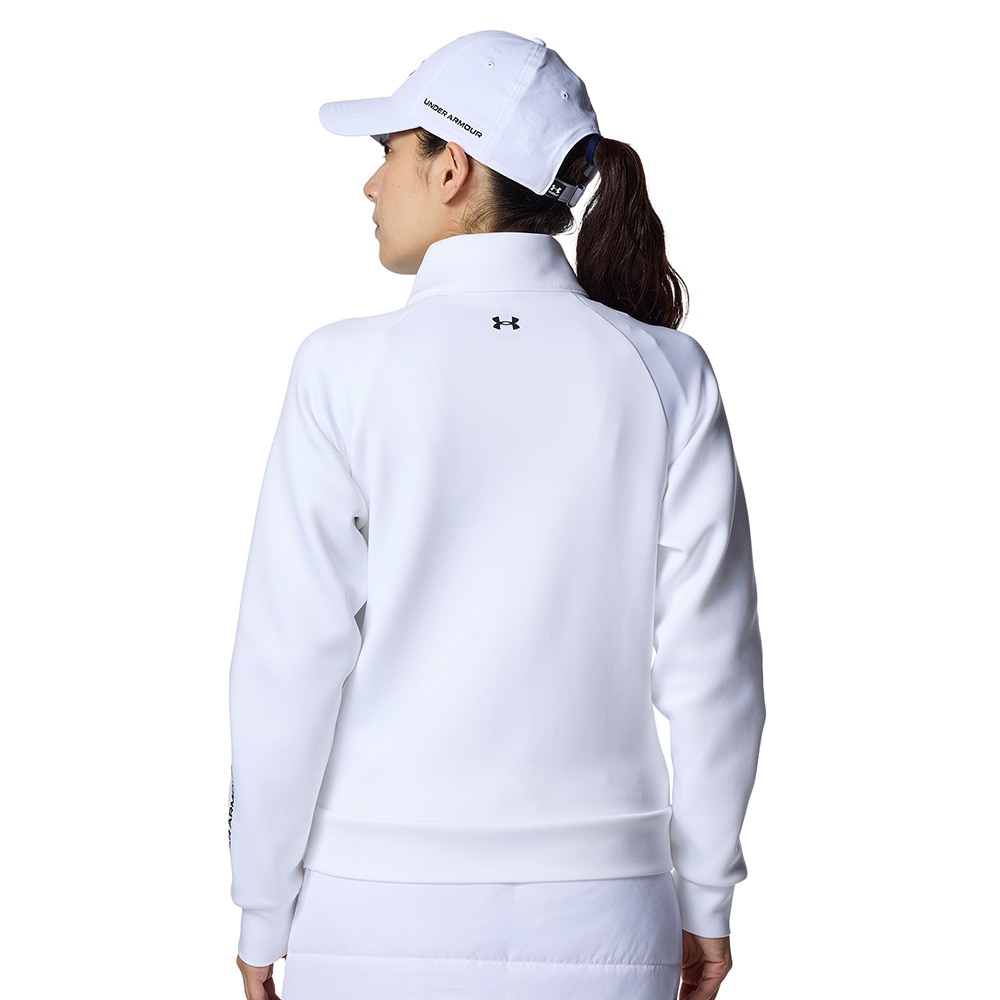 アンダーアーマー（UNDER ARMOUR）（レディース）ゴルフウェア アウター DRIVE HYBRID PRINTED フルジップジャケット 6008800 100