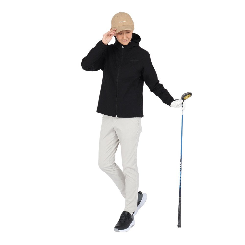 トミーアーマー（Tommy Armour）（レディース）ゴルフウェア アウター ハッスイタフタ フードジャケット TATSV25F050022 BLK
