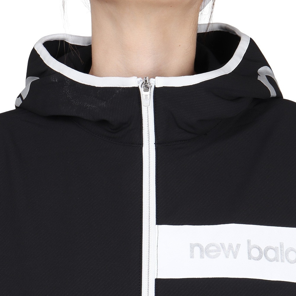 ニューバランス（new balance）（レディース）ゴルフウェア ソフトシェル フルジップフーディ 012-5220502-010
