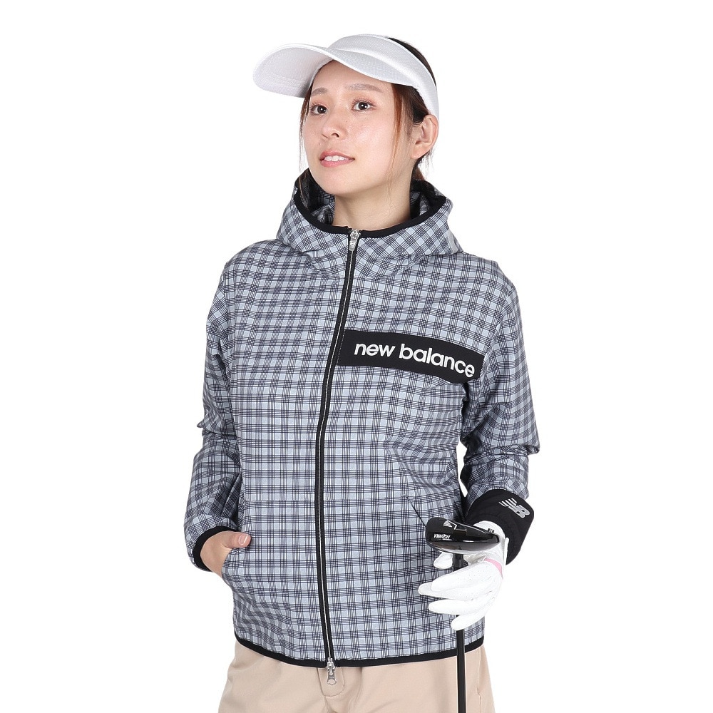 ニューバランス（new balance）（レディース）ゴルフウェア ソフトシェル フルジップフーディ 012-5220502-012