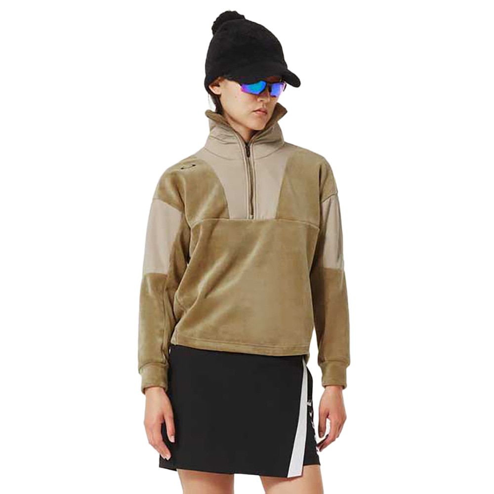 OAKLEY ゴルフウェア ELEVATE プルオーバー ハーフジップフリース FOA500905-87D M 80 ウェア