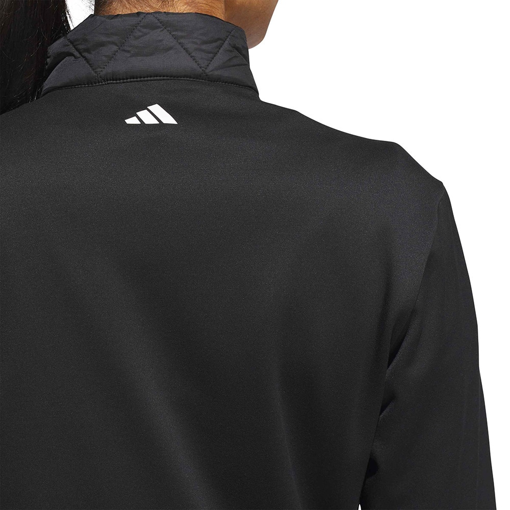 アディダス（adidas）（レディース）ゴルフウェア アウター 保温キルトコンビネーション フルジップジャケット KTB56-KA7965 BLK