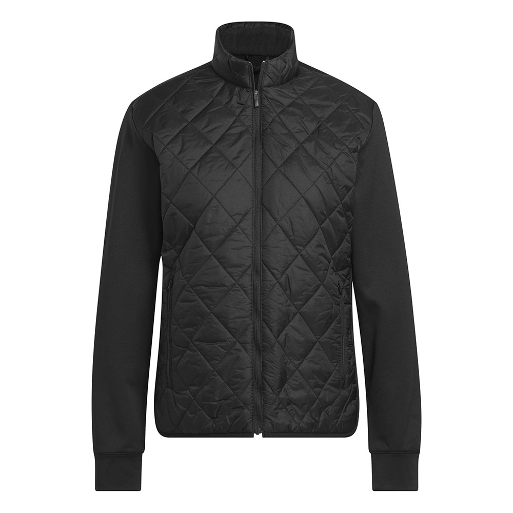 アディダス（adidas）（レディース）ゴルフウェア アウター 保温キルトコンビネーション フルジップジャケット KTB56-KA7965 BLK