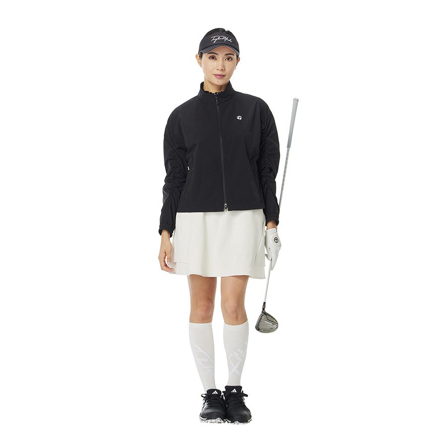 テーラーメイド（TAYLORMADE）（レディース）ゴルフウェア アウター 撥水 シャーリング フルジップジャケット M24143-TL785