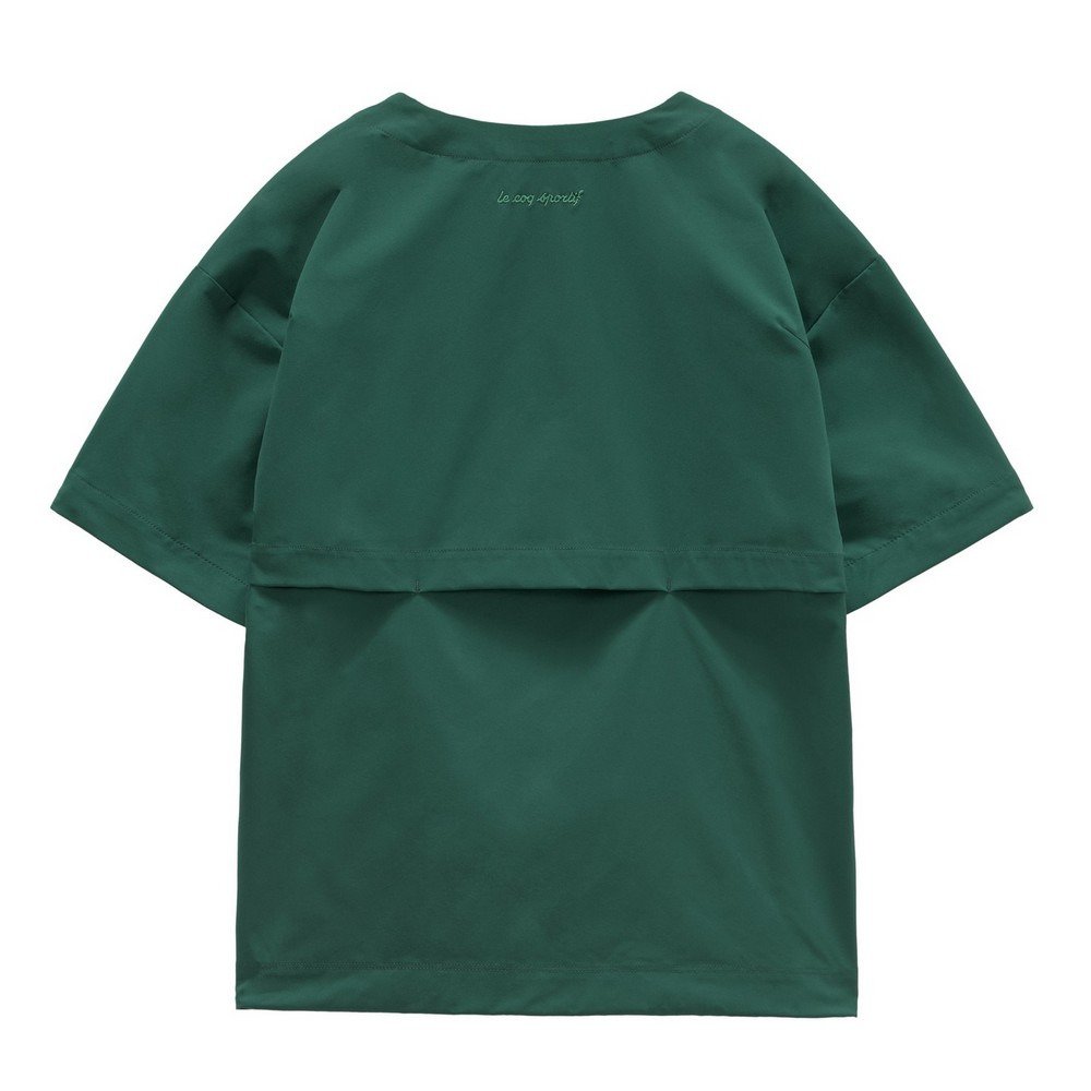 ルコックスポルティフ（lecoqsportif）（レディース）ゴルフウェア アウター 防風 2WAYクルーネックブルゾン LG6SWB00L GR00