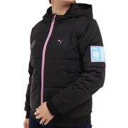 プーマ（PUMA）（レディース）ゴルフウェア  アウター フーディー 長袖 ダブルファスナー エコ ハイパーストレッチフルジップブルゾン 539455-01