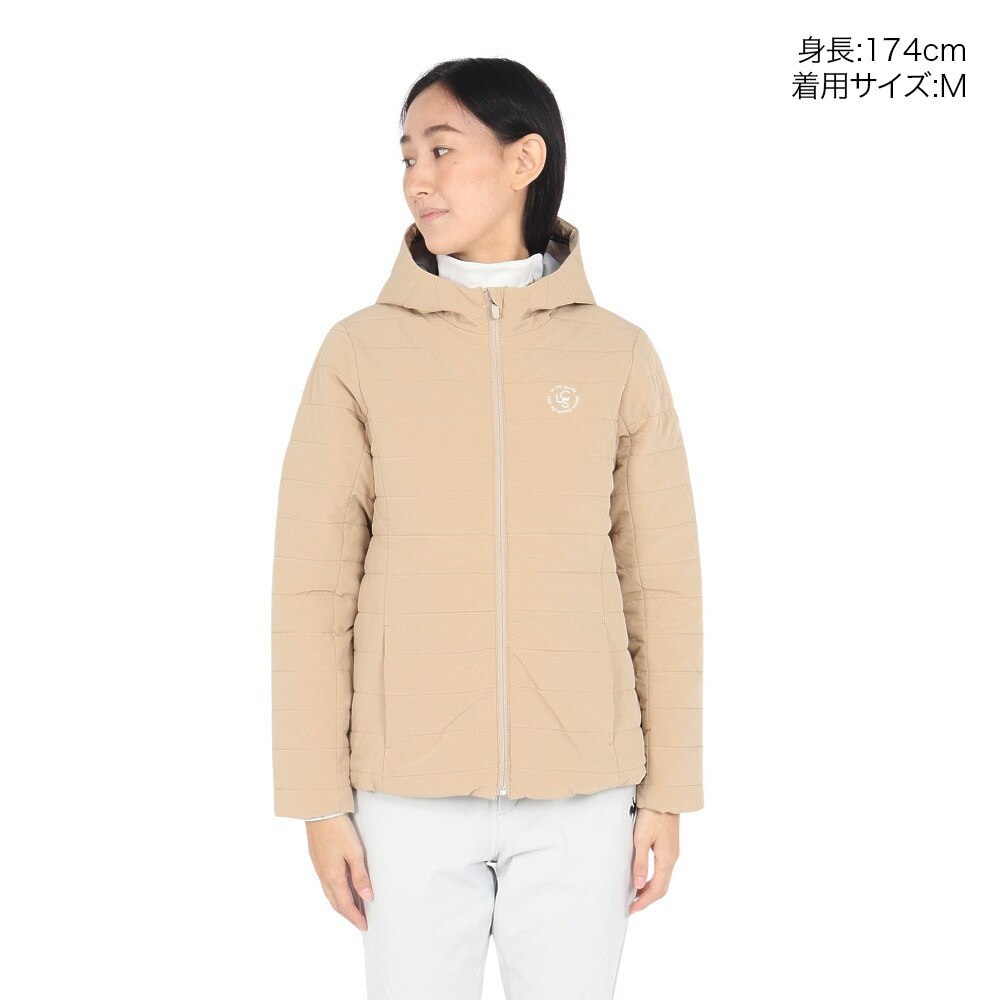 ルコックスポルティフ（lecoqsportif）（レディース）ゴルフウェア アウター 保温 撥水 ストレッチフォーサー 中綿 ストレッチスウィングブルゾン LG4FWB50L BG00