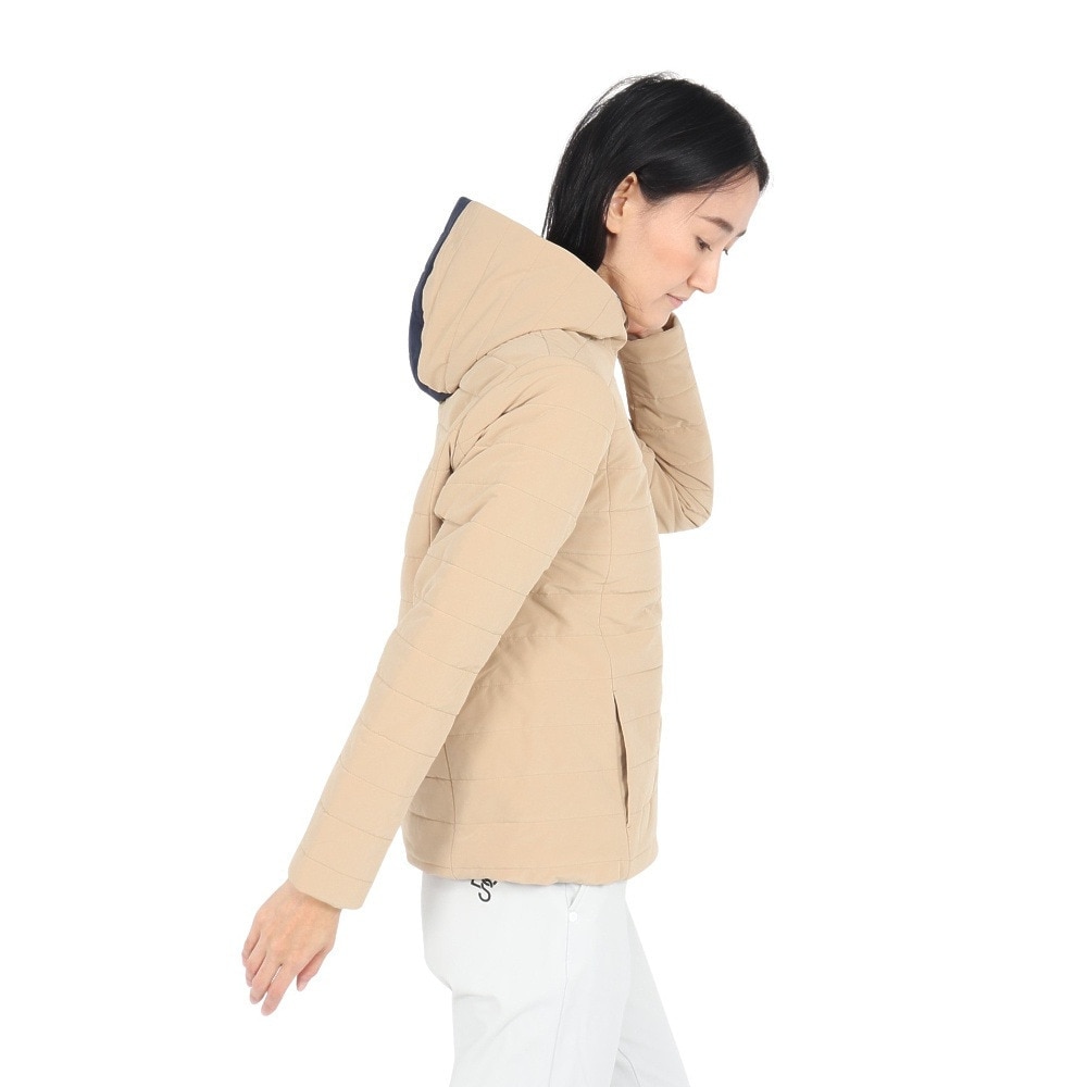 ルコックスポルティフ（lecoqsportif）（レディース）ゴルフウェア アウター 保温 撥水 ストレッチフォーサー 中綿 ストレッチスウィングブルゾン LG4FWB50L BG00