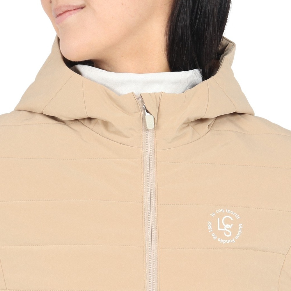 ルコックスポルティフ（lecoqsportif）（レディース）ゴルフウェア アウター 保温 撥水 ストレッチフォーサー 中綿 ストレッチスウィングブルゾン LG4FWB50L BG00
