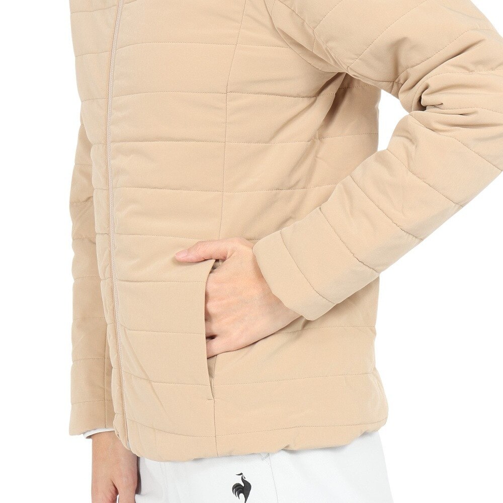 ルコックスポルティフ（lecoqsportif）（レディース）ゴルフウェア アウター 保温 撥水 ストレッチフォーサー 中綿 ストレッチスウィングブルゾン LG4FWB50L BG00