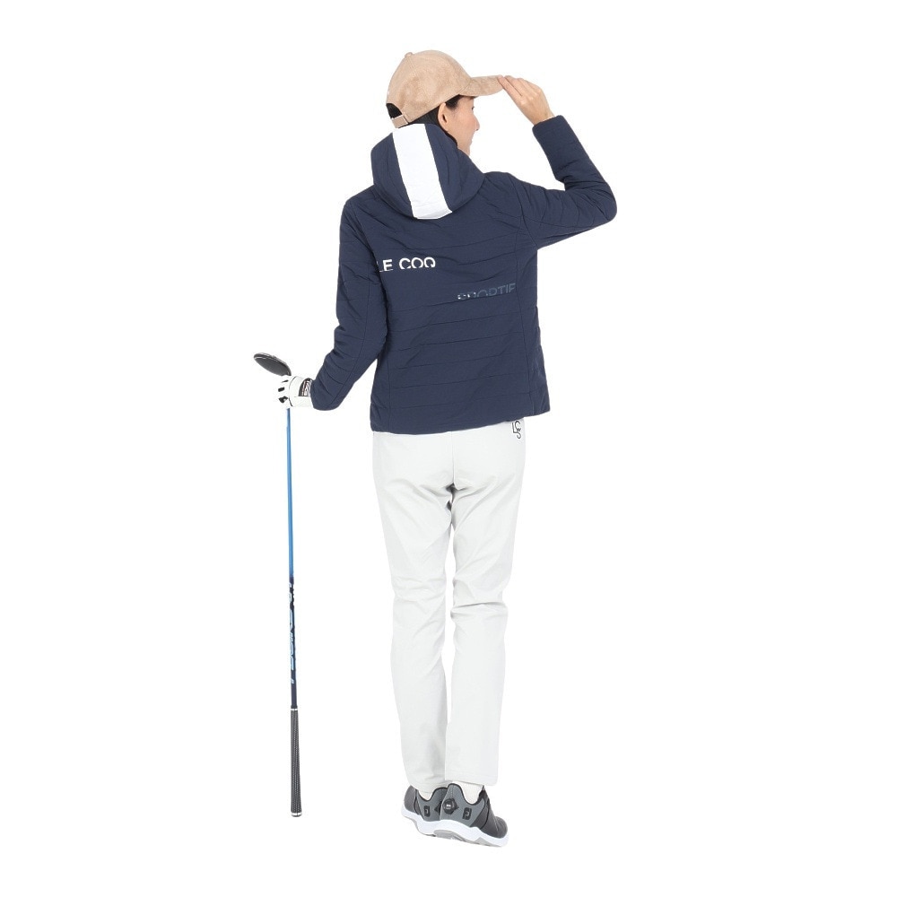 ルコックスポルティフ（lecoqsportif）（レディース）ゴルフウェア アウター ストレッチフォーサー 中綿 ストレッチスウィングブルゾン LG4FWB50L NV00