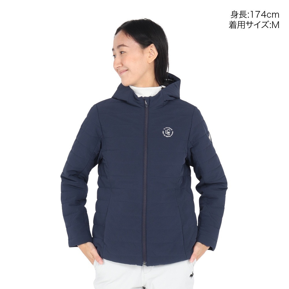ルコックスポルティフ（lecoqsportif）（レディース）ゴルフウェア アウター ストレッチフォーサー 中綿 ストレッチスウィングブルゾン LG4FWB50L NV00