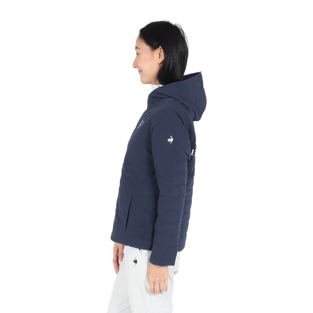 ルコックスポルティフ（lecoqsportif）（レディース）ゴルフウェア アウター ストレッチフォーサー 中綿 ストレッチスウィングブルゾン LG4FWB50L NV00