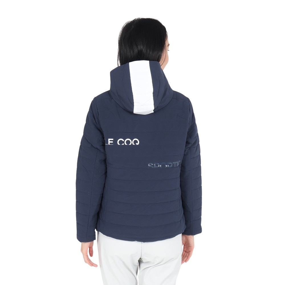 ルコックスポルティフ（lecoqsportif）（レディース）ゴルフウェア アウター ストレッチフォーサー 中綿 ストレッチスウィングブルゾン LG4FWB50L NV00