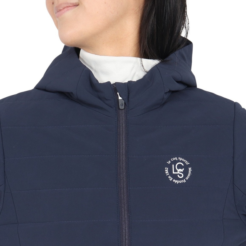 ルコックスポルティフ（lecoqsportif）（レディース）ゴルフウェア アウター ストレッチフォーサー 中綿 ストレッチスウィングブルゾン LG4FWB50L NV00
