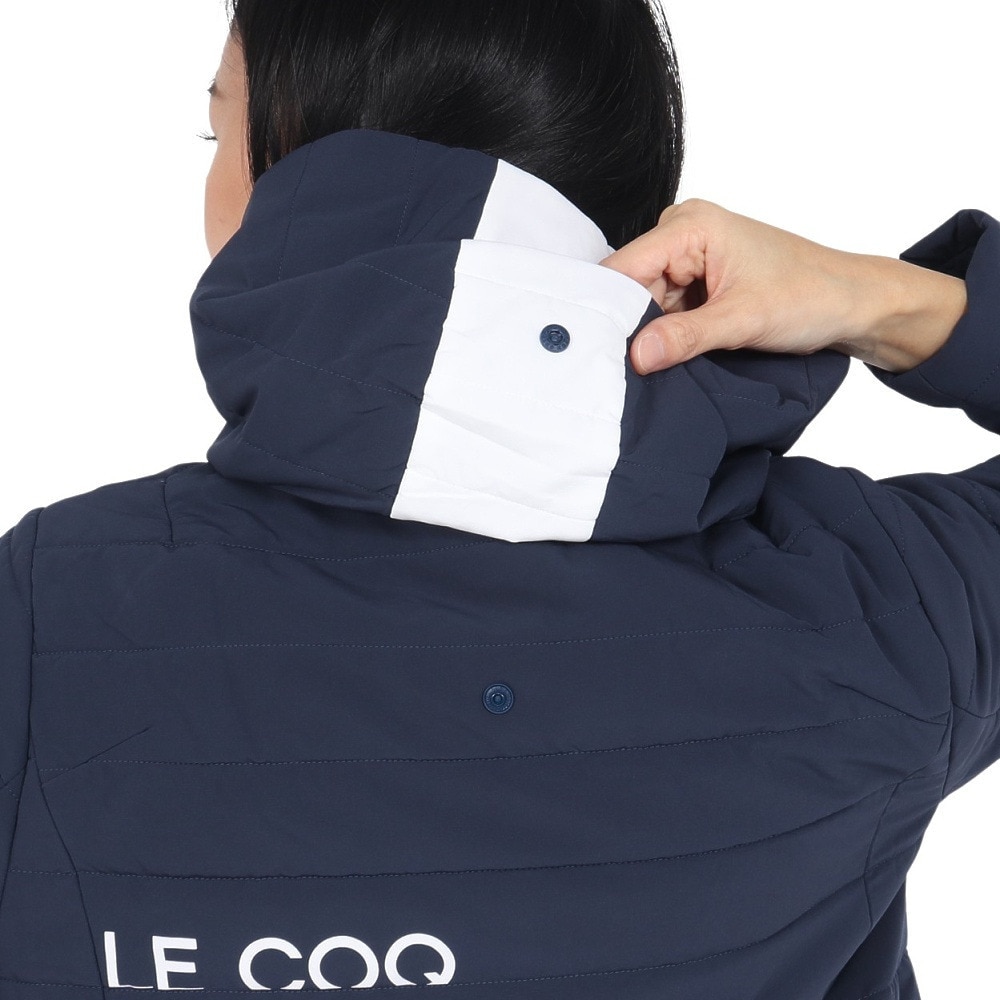 ルコックスポルティフ（lecoqsportif）（レディース）ゴルフウェア アウター ストレッチフォーサー 中綿 ストレッチスウィングブルゾン LG4FWB50L NV00