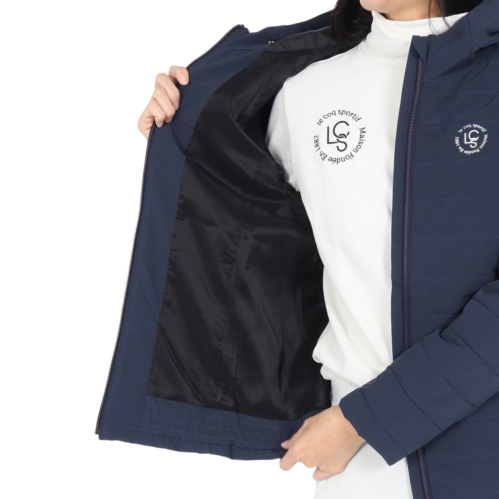ルコックスポルティフ（lecoqsportif）（レディース）ゴルフウェア アウター ストレッチフォーサー 中綿 ストレッチスウィングブルゾン LG4FWB50L NV00