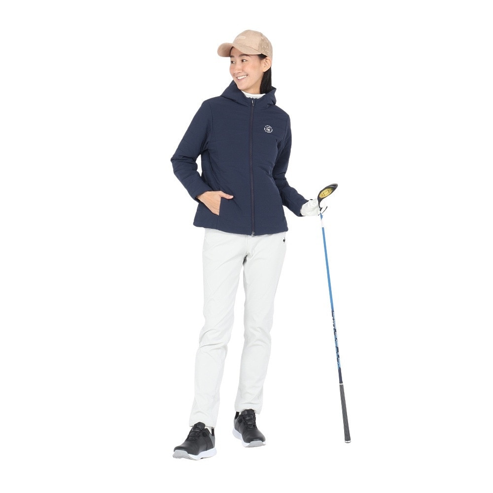 ルコックスポルティフ（lecoqsportif）（レディース）ゴルフウェア アウター ストレッチフォーサー 中綿 ストレッチスウィングブルゾン LG4FWB50L NV00