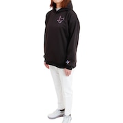 クランク（CLUNK）（レディース）ゴルフウェア ジャケット アウター ドロップショルダー 裏起毛パーカー CL5LUY10 BLK