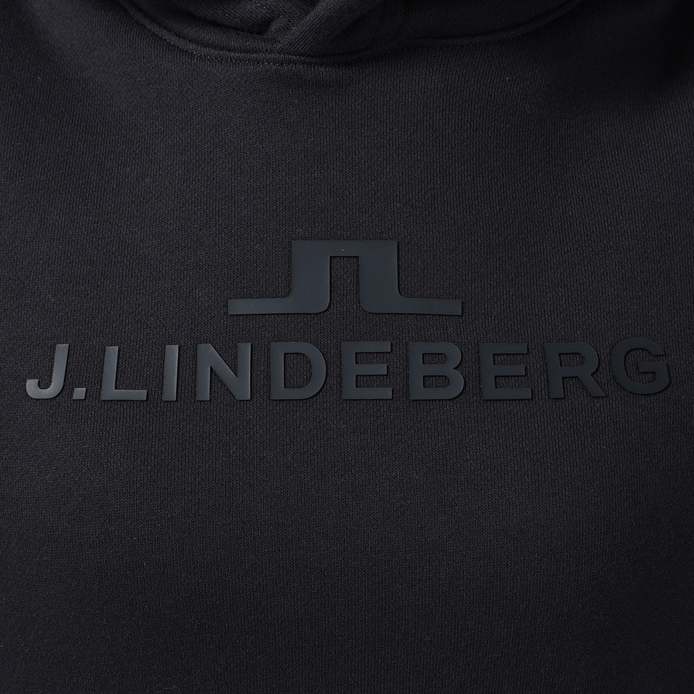 J.LINDEBERG（レディース）ゴルフウェア アウター シンプル 裏起毛コットンパーカー 072-37914-019