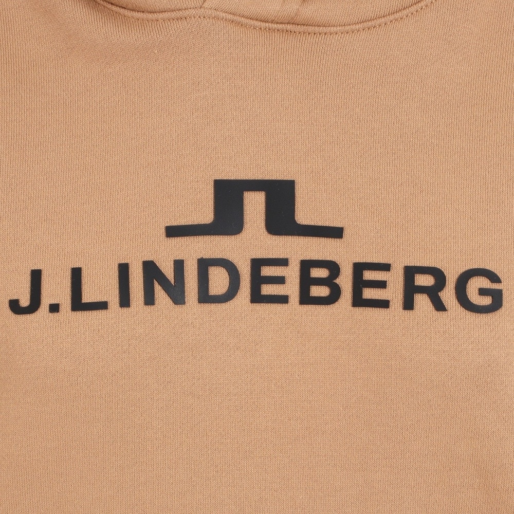 J.LINDEBERG（レディース）ゴルフウェア アウター シンプル 裏起毛コットンパーカー 072-37914-042