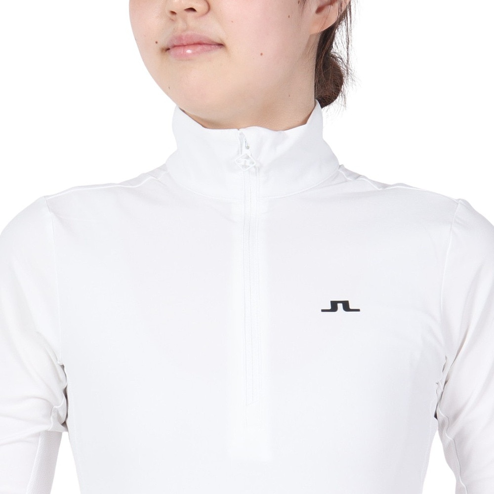 J.LINDEBERG（レディース）ゴルフウェア 吸汗 速乾 Lauryn ハーフジップ Mid プルオーバージャケット 072-38310-004