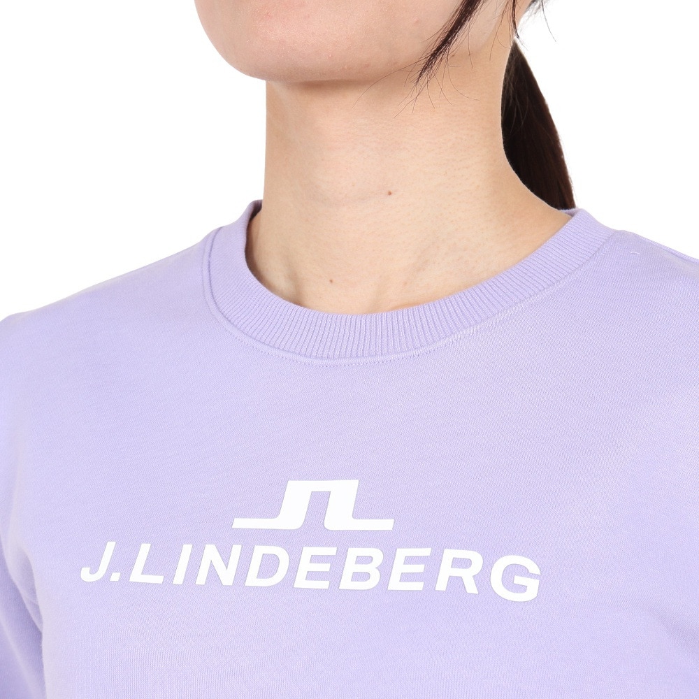 J.LINDEBERG（レディース）ゴルフウェア アウター Alpha 長袖クルーネック トレーナー 072-39911-081