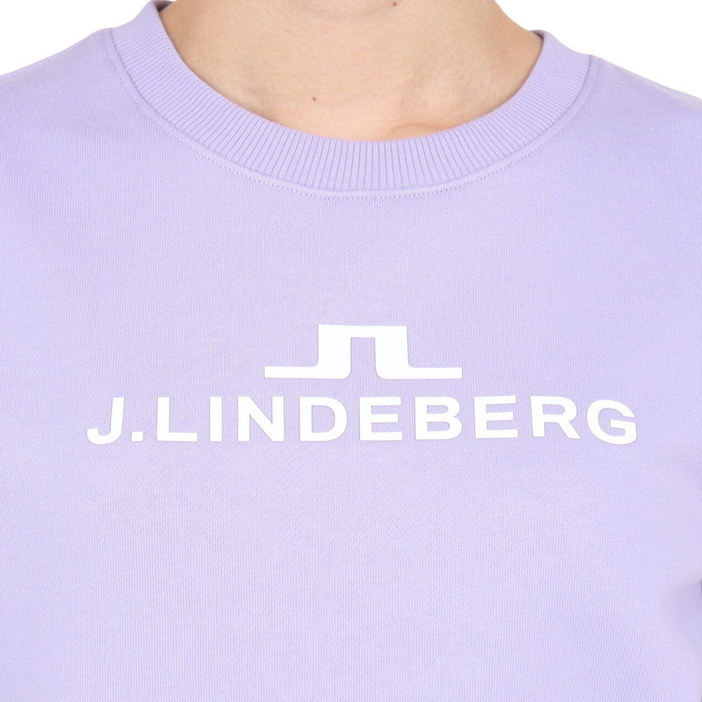 J.LINDEBERG（レディース）ゴルフウェア アウター Alpha 長袖クルーネック トレーナー 072-39911-081