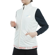 (レディース)ゴルフウェア フリースコンビリバーシブルベスト ADLA375-WHT