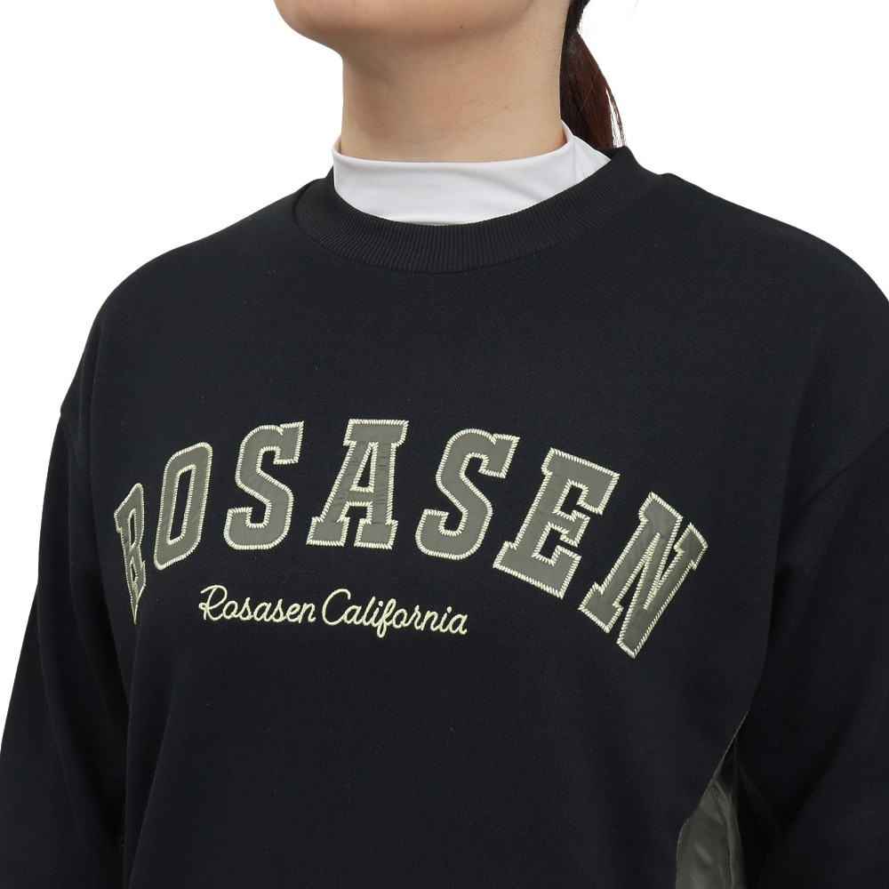 ROSASEN（レディース）ゴルフウェア アウター 吸水速乾 A-Line 裏毛プルオーバー 048-31311-019
