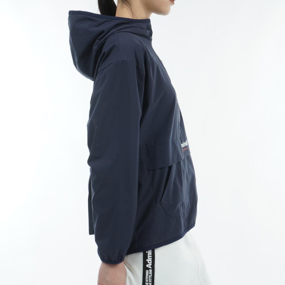 アドミラル ゴルフ（Admiral GOLF）（レディース）ゴルフウェア アウター 撥水 パッカブル ストレッチアノラック ADLA407-NVY