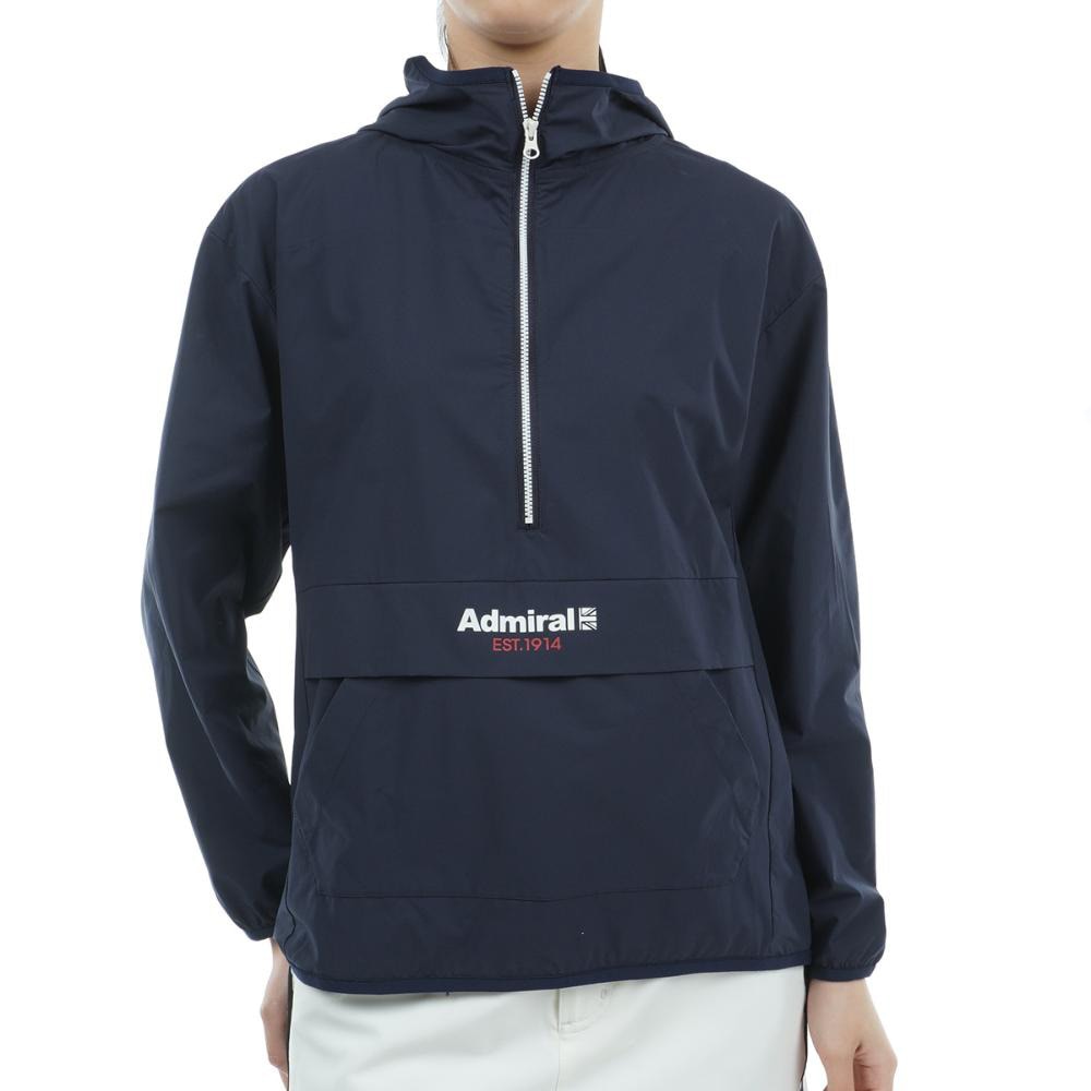 アドミラル ゴルフ（Admiral GOLF）（レディース）ゴルフウェア アウター 撥水 パッカブル ストレッチアノラック ADLA407-NVY