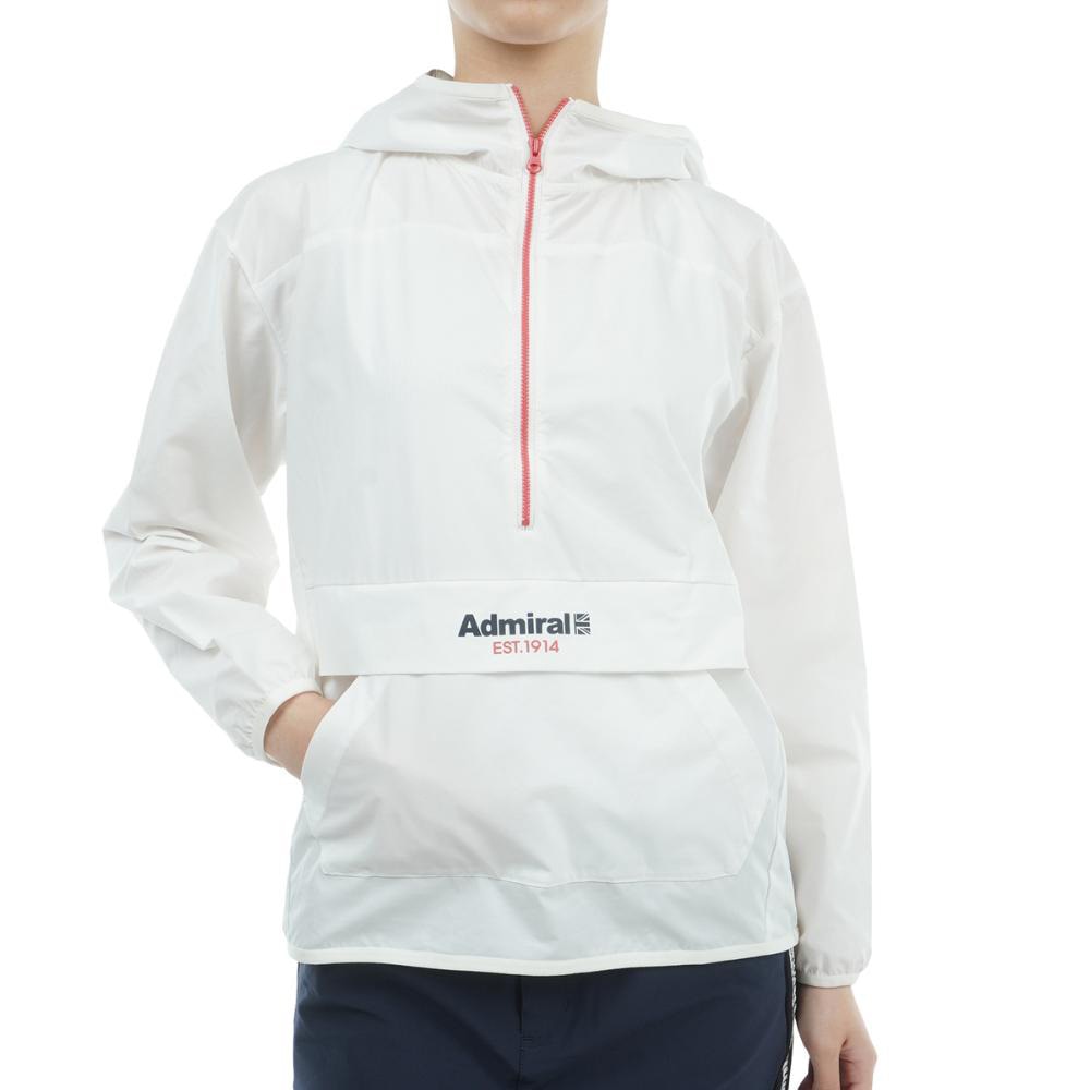 アドミラル ゴルフ（Admiral GOLF）（レディース）ゴルフウェア アウター 撥水 パッカブル ストレッチアノラック ADLA407-WHT