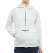 (レディース)ゴルフウェア アウター 撥水 パッカブル ストレッチアノラック ADLA407-WHT