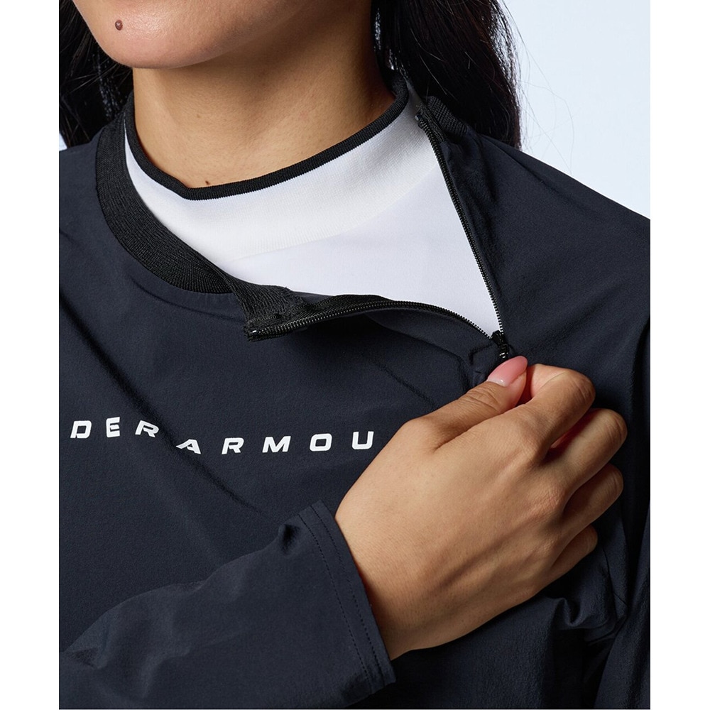アンダーアーマー（UNDER ARMOUR）（レディース）ゴルフウェア アウター DriveWindプルオーバージャケット 1388342 001