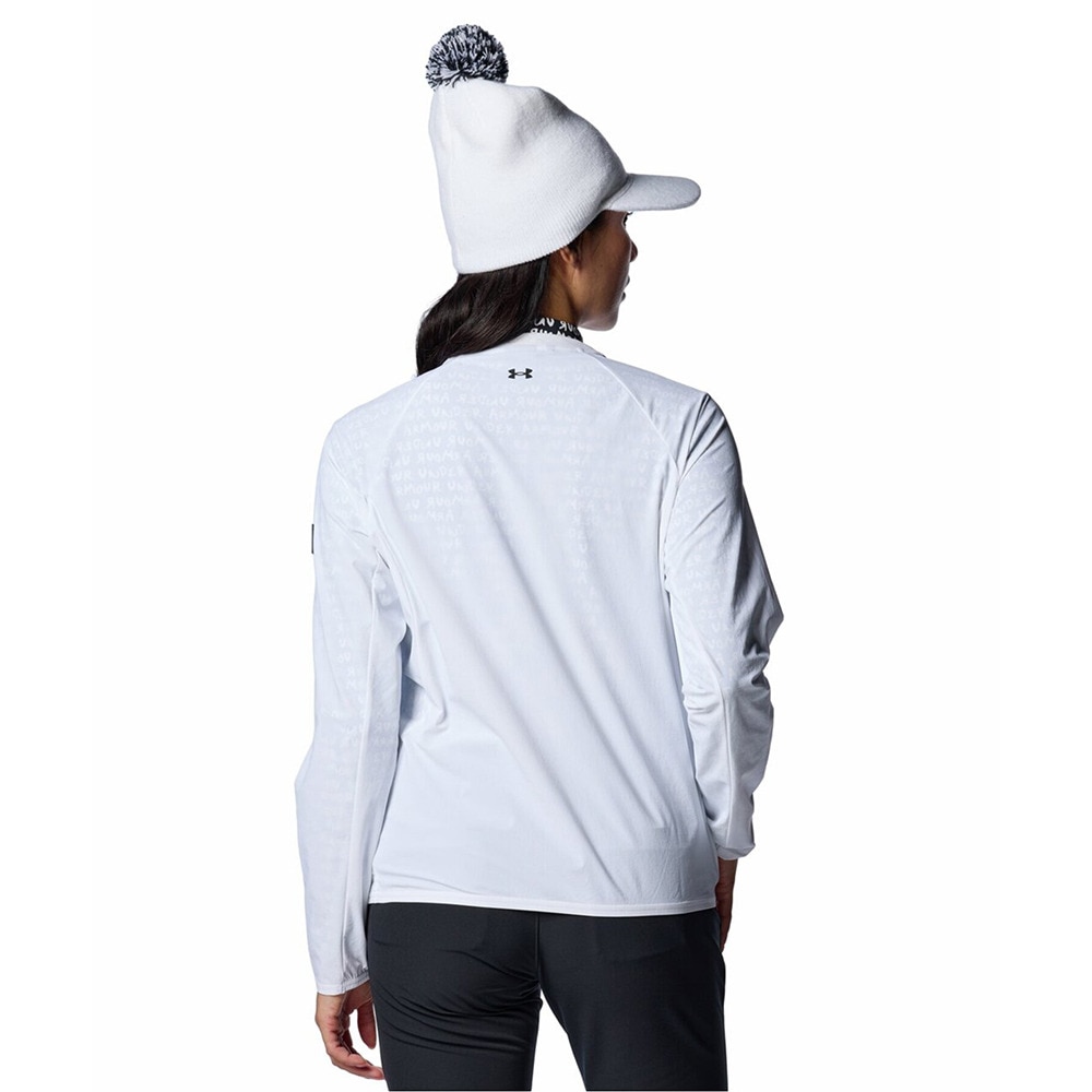 アンダーアーマー（UNDER ARMOUR）（レディース）ゴルフウェア アウター 撥水 DriveWindプルオーバージャケット 1388342 100