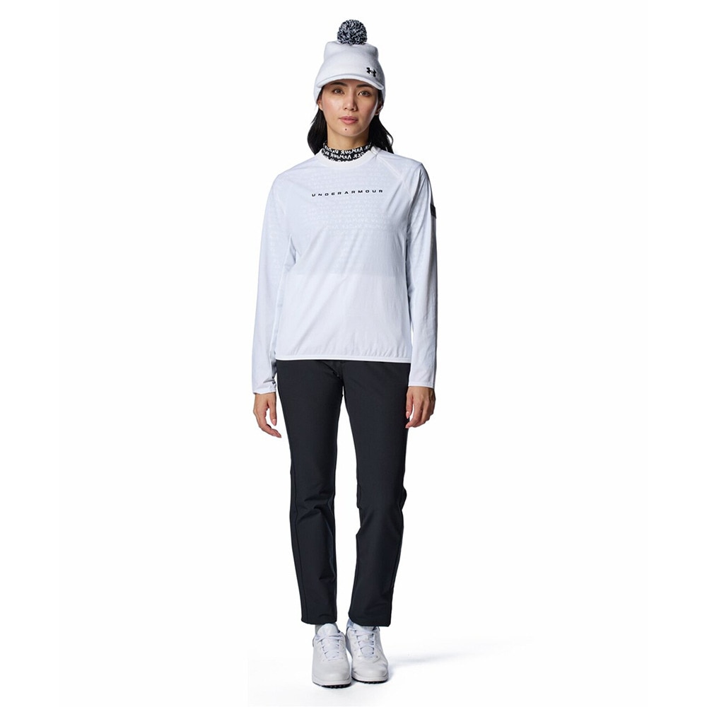 アンダーアーマー（UNDER ARMOUR）（レディース）ゴルフウェア アウター 撥水 DriveWindプルオーバージャケット 1388342 100