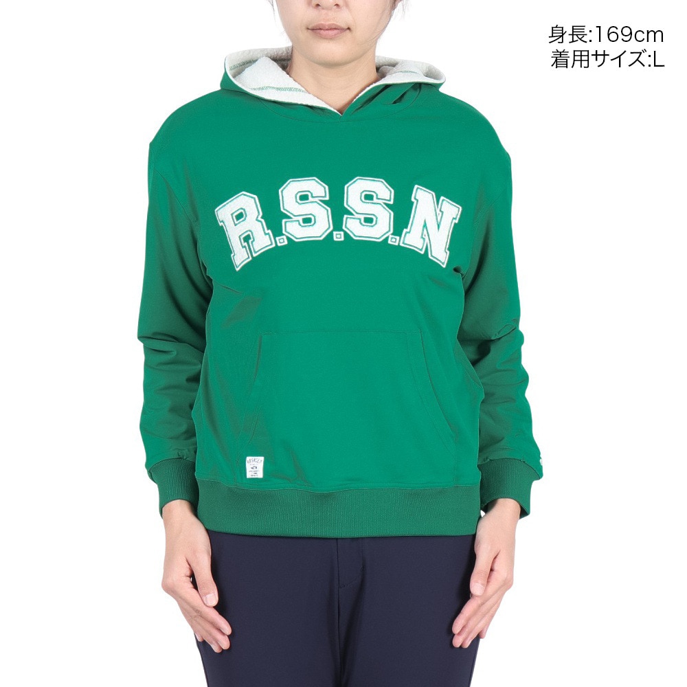 ROSASEN（レディース）ゴルフウェア リバーシブル 長袖 ボアパーカー 048-32011-023