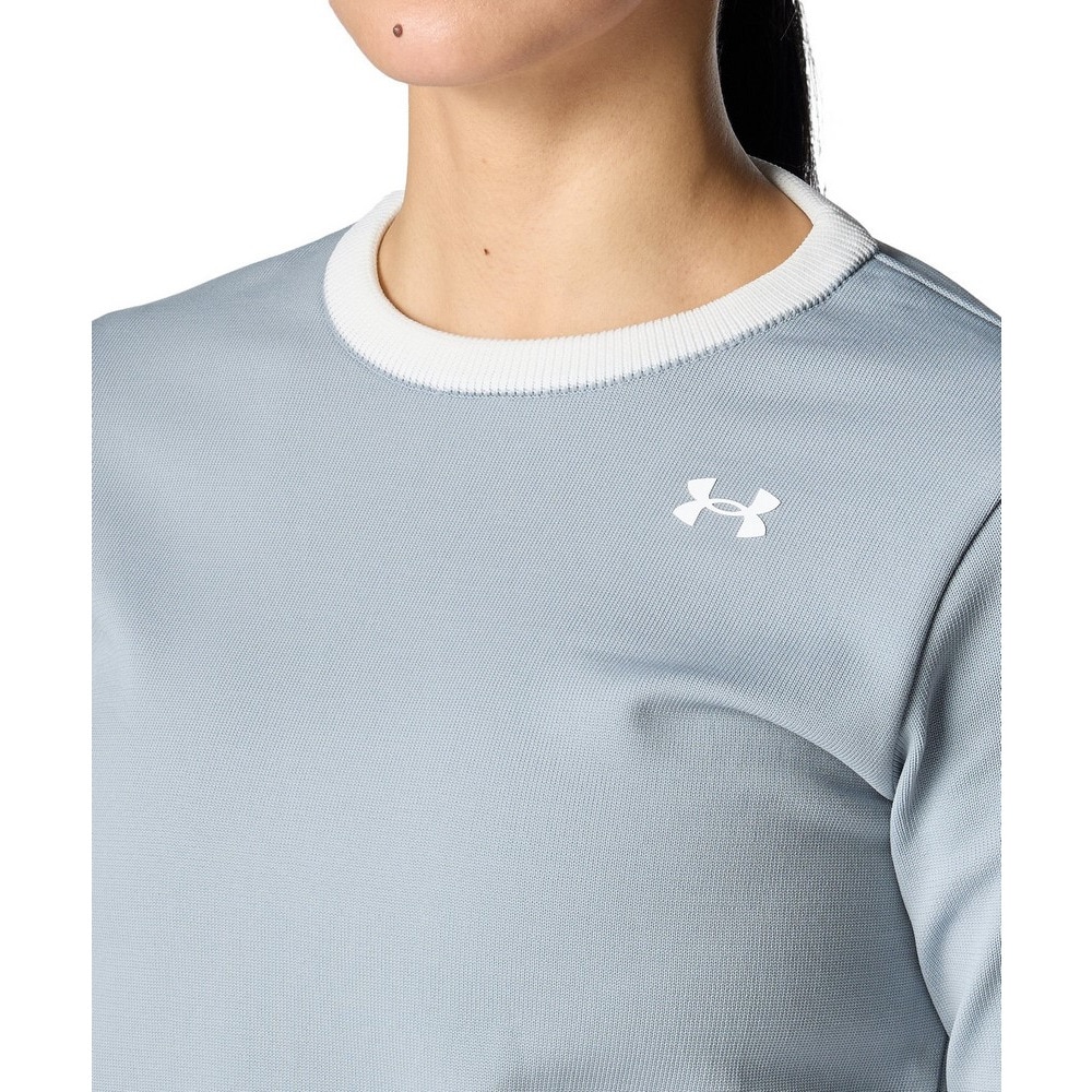 アンダーアーマー（UNDER ARMOUR）（レディース）ゴルフウェア ドライブ ロゴ ジャカード 長袖セーター 6001610 035