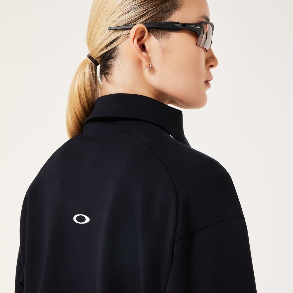 オークリー（OAKLEY）（レディース）ゴルフウェア アウター 吸汗速乾 ELEVATE FLC ハーフジップミドラー FOA500838-02E