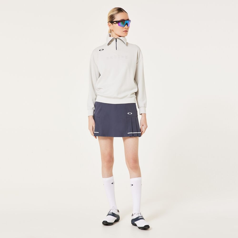 オークリー（OAKLEY）（レディース）ゴルフウェア アウター 吸汗速乾 ELEVATE FLC ハーフジップミドラー FOA500838-26C