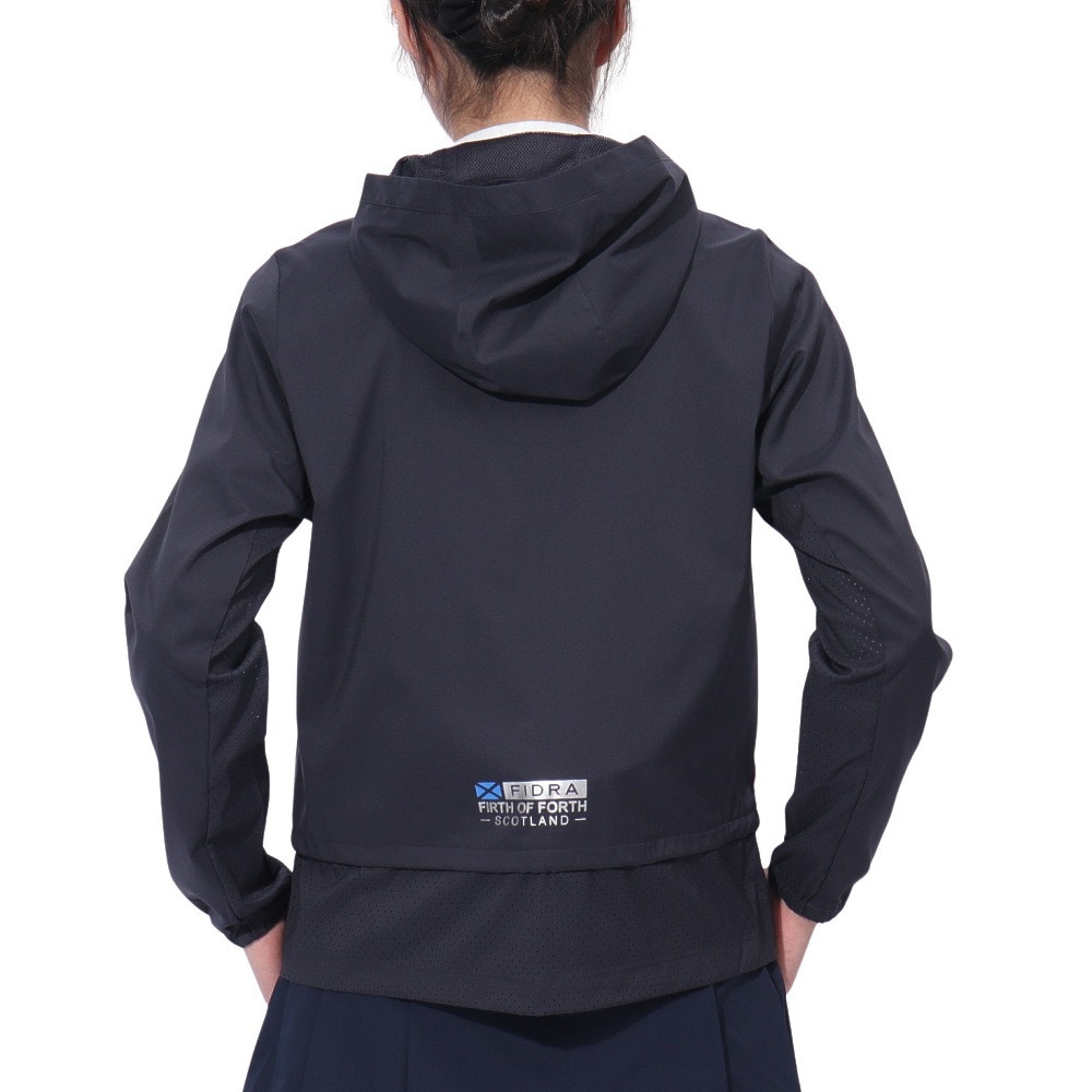フィドラ（FIDRA）（レディース）ゴルフウェア アウター 撥水 フード付き ブルゾン FD5PUY09 NVY