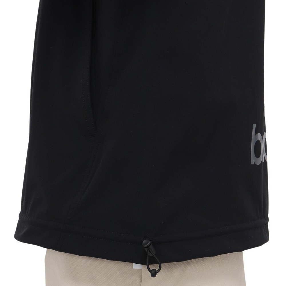 ニューバランス（new balance）（レディース）ゴルフウェア アウター 半袖 ハーフジップ プルオーバー フーディー 012-5121501-010