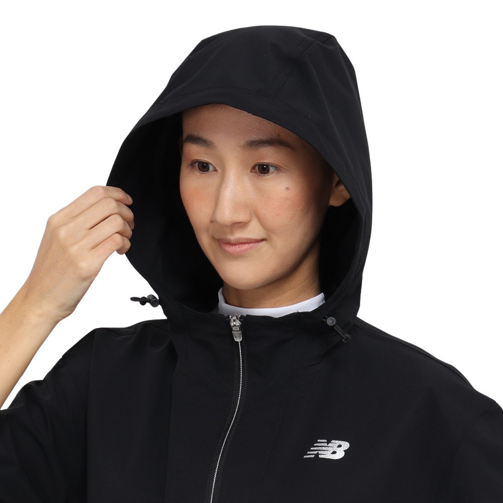 ニューバランス（new balance）（レディース）ゴルフウェア アウター 半袖 ハーフジップ プルオーバー フーディー 012-5121501-010
