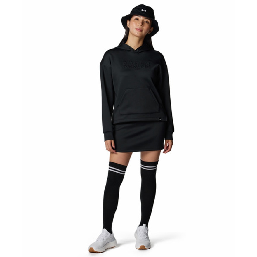 アンダーアーマー（UNDER ARMOUR）（レディース）ゴルフウェア ドライブ ワードマーク ロングスリーブ フーディー 6008802 001