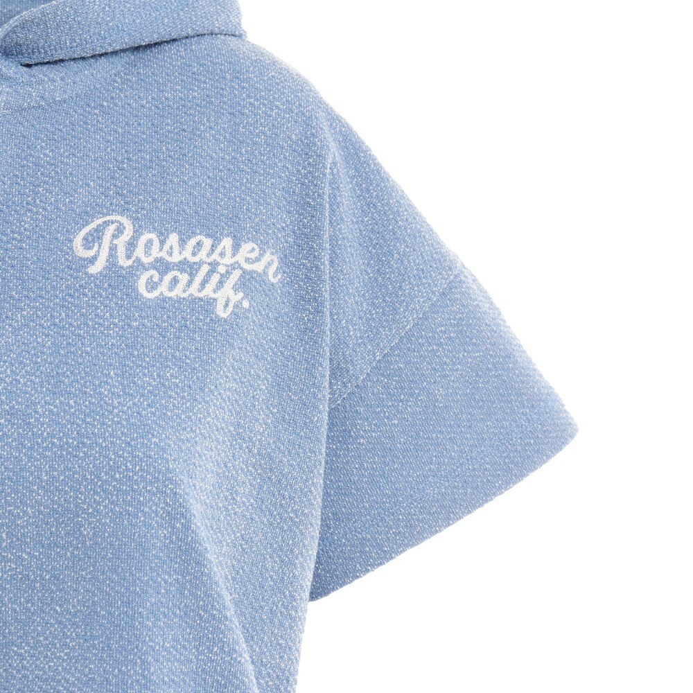 ROSASEN（レディース）ゴルフウェア アウター 吸水 速乾 今治パイル半袖パーカー 045-26343-093