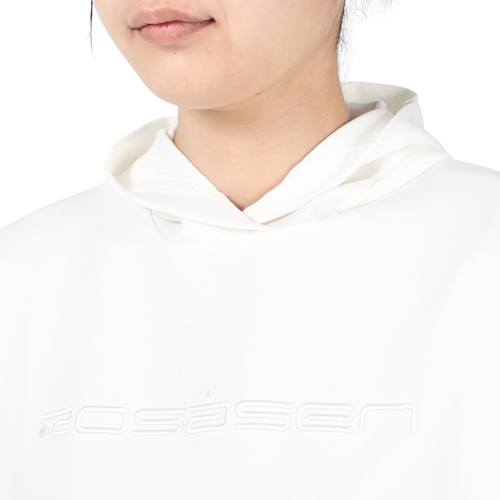 ROSASEN（レディース）ゴルフウェア アウター 軽量 パーカー A-Line 半袖フーディ 048-21343-004